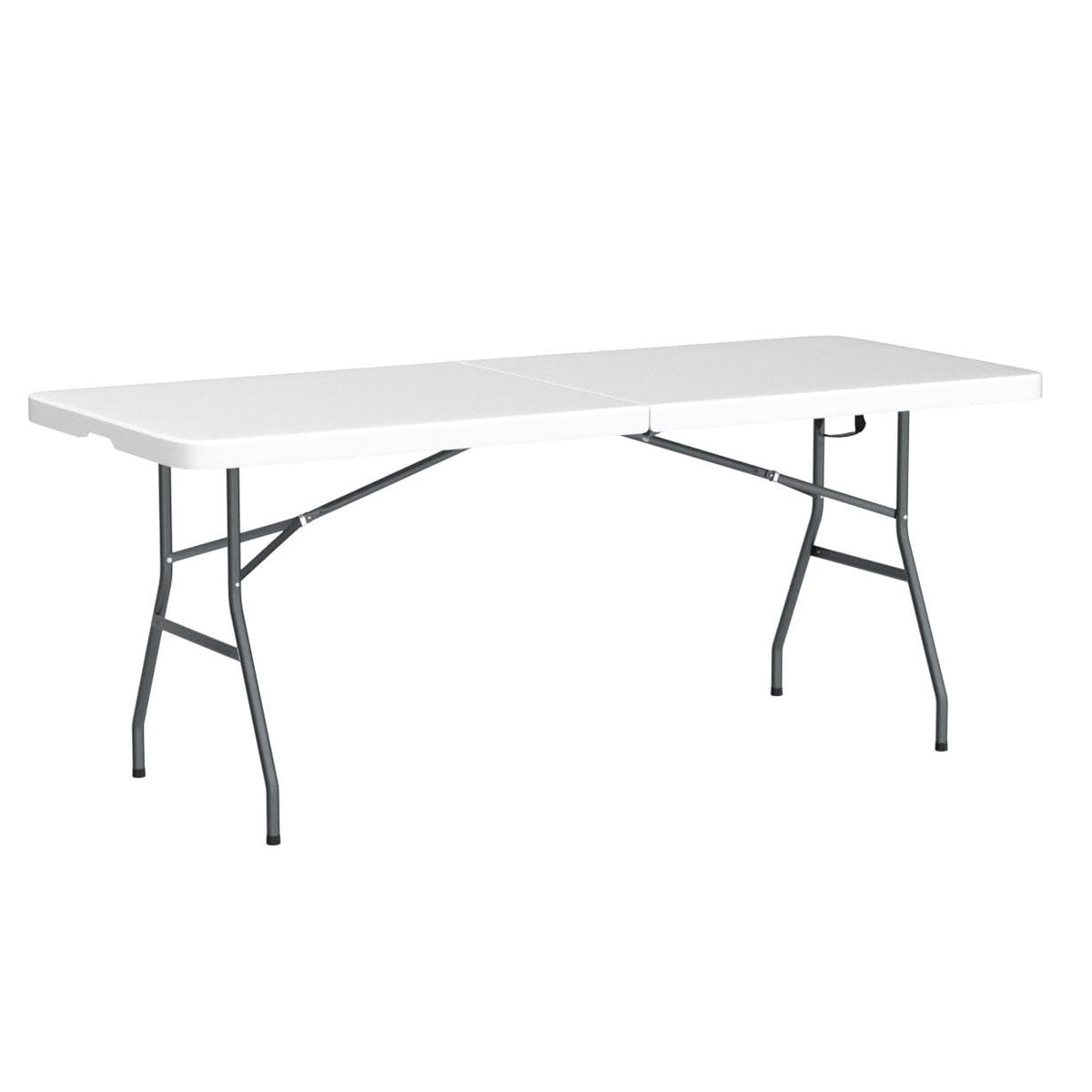 6ft White Folding Table U82725