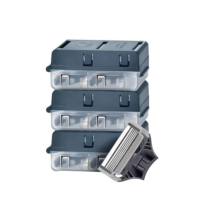 12 Count 5-Blade Razor Blade Refills I111473