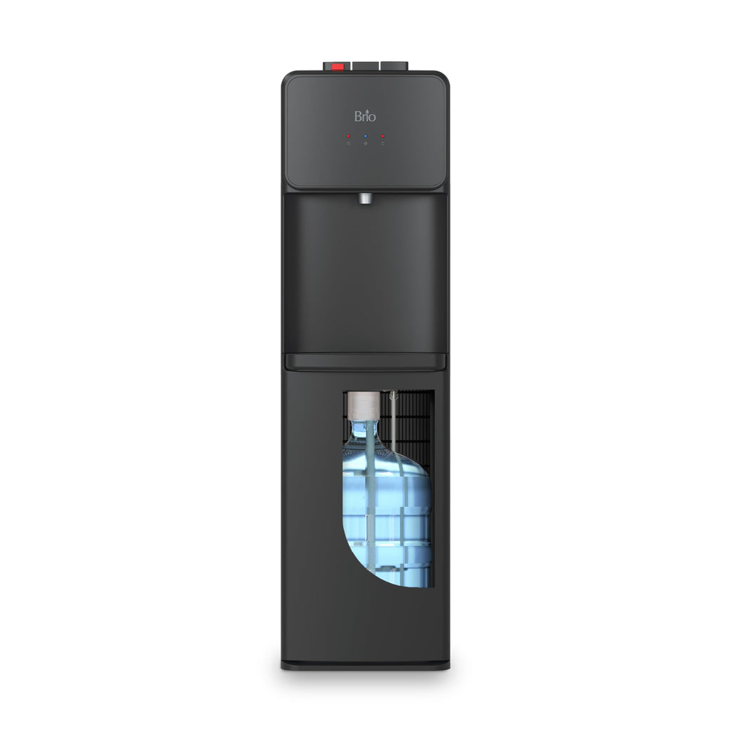 Bottom Load Water Cooler Dispenser, 5 Gallon, Black W3851