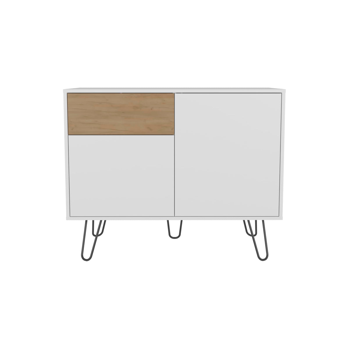 39" Wide Console Table with Two Cabinets, One Drawer and Four Shelves I485