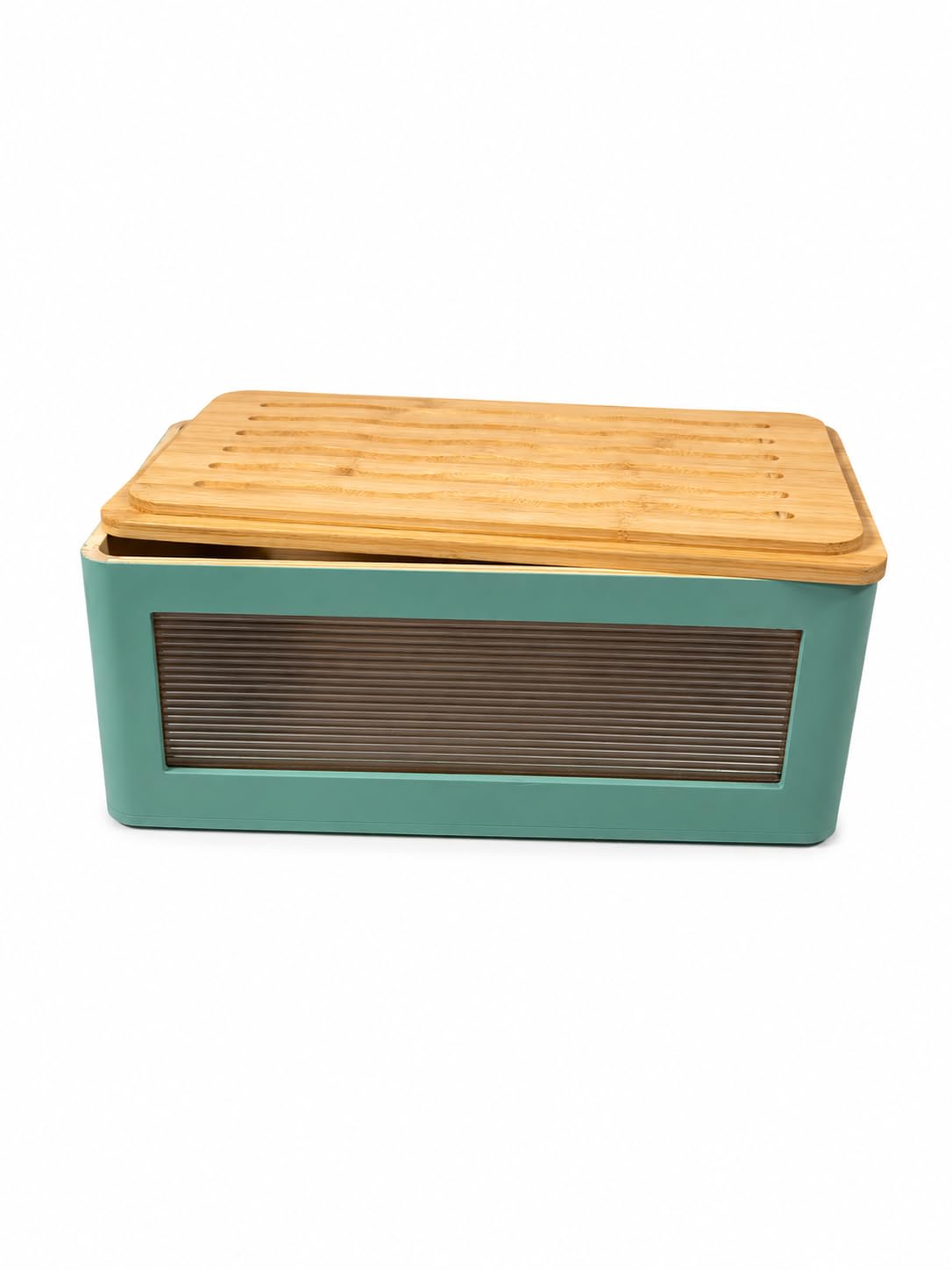 Wooden Bread Box with Cutting Board P486203