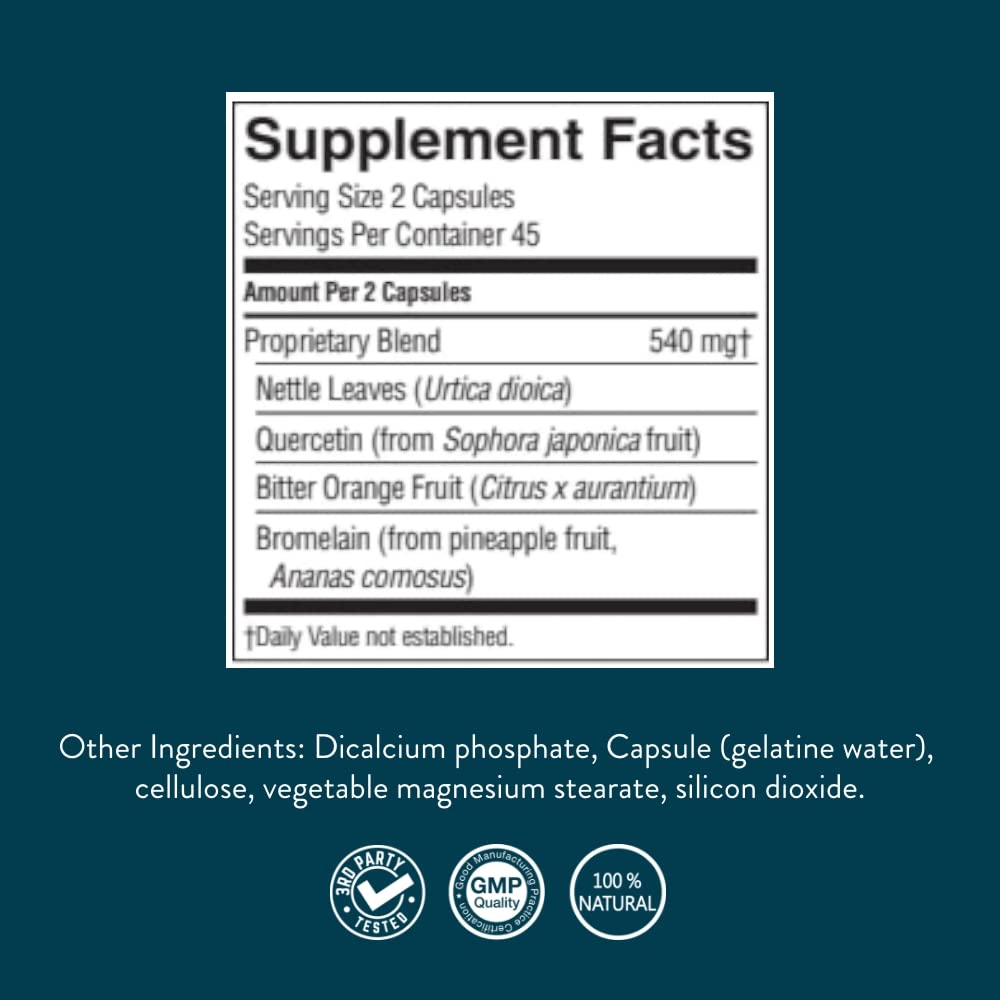 90 Capsules Respiratory Support Supplement D76820