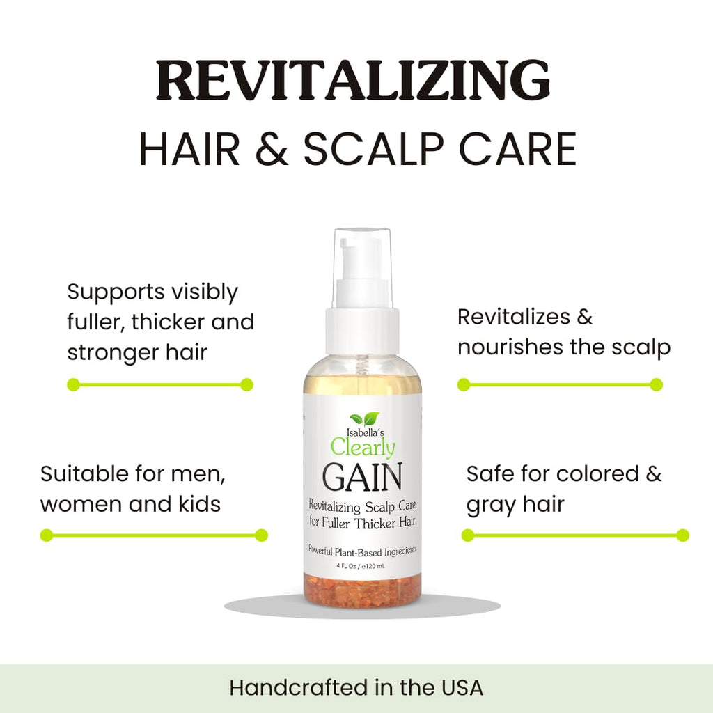 Rosemary Peppermint Castor Oil Hair and Scalp Serum 4 Fl Oz T685