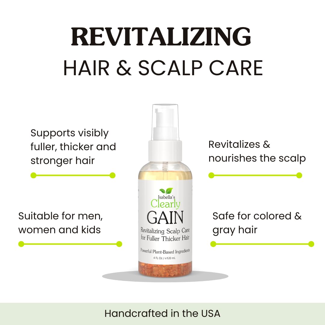 Rosemary Peppermint Castor Oil Hair and Scalp Serum 4 Fl Oz T685