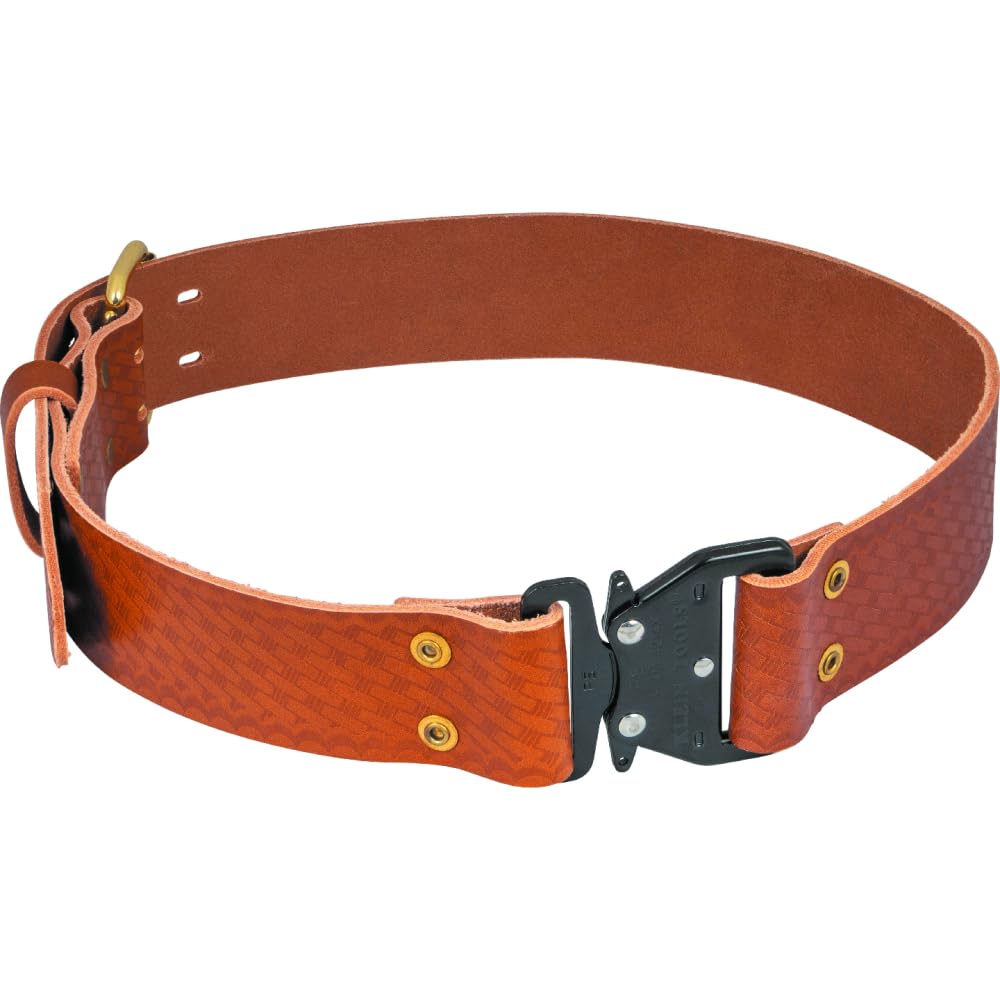 Leather Tool Belt with Quick-Release Buckle W341
