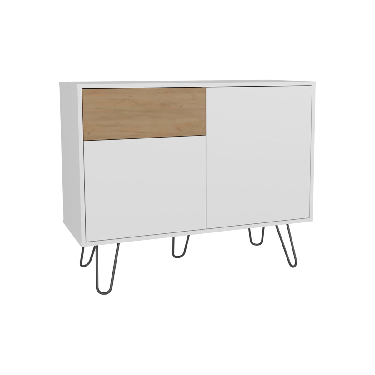 39" Wide Console Table with Two Cabinets, One Drawer and Four Shelves I485