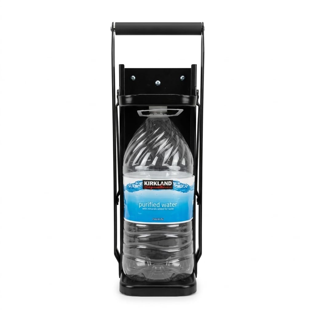 Heavy Duty Metal Can Crusher Bottle Crusher, Wall Mounted, Black X45127