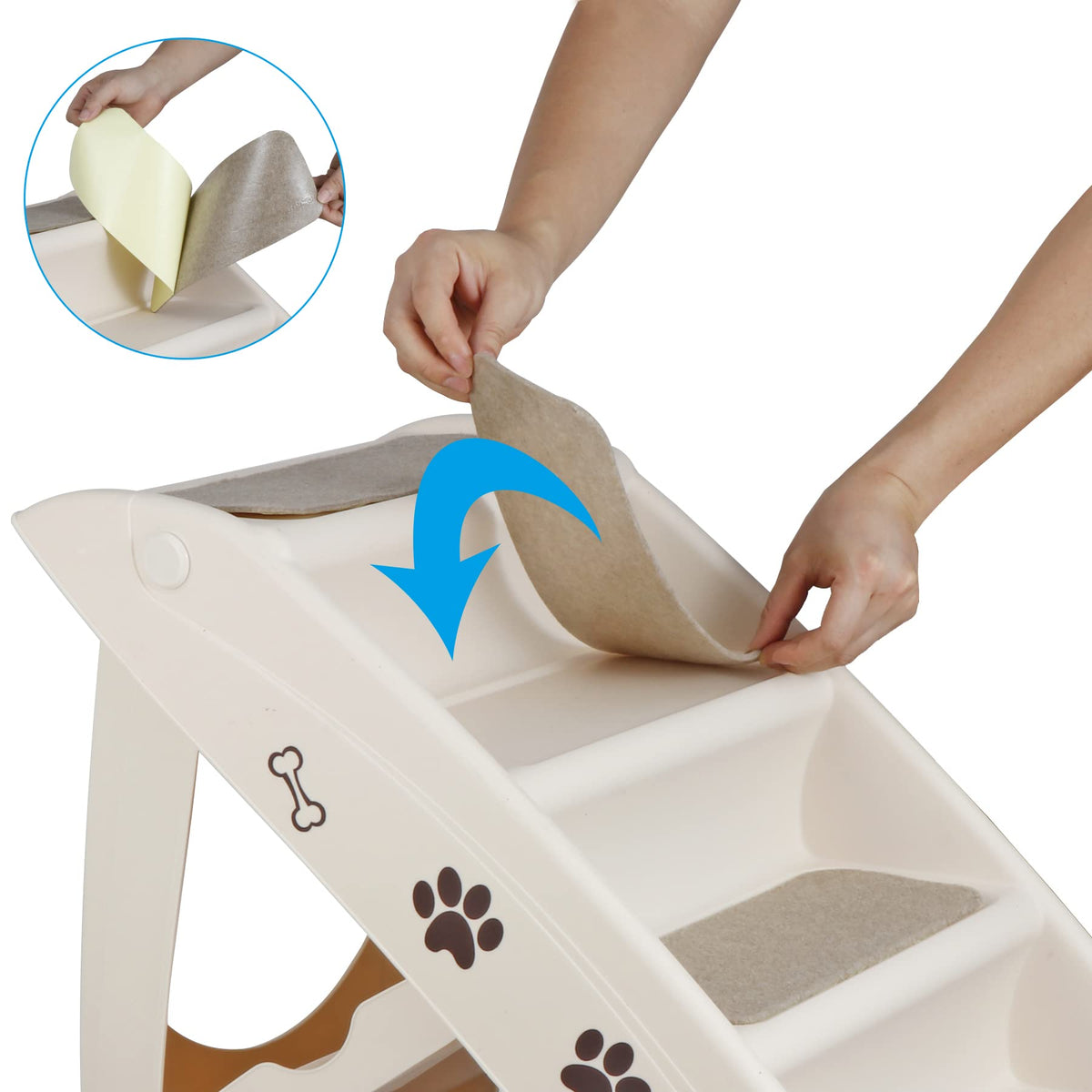 4-Step Dog Stairs L265
