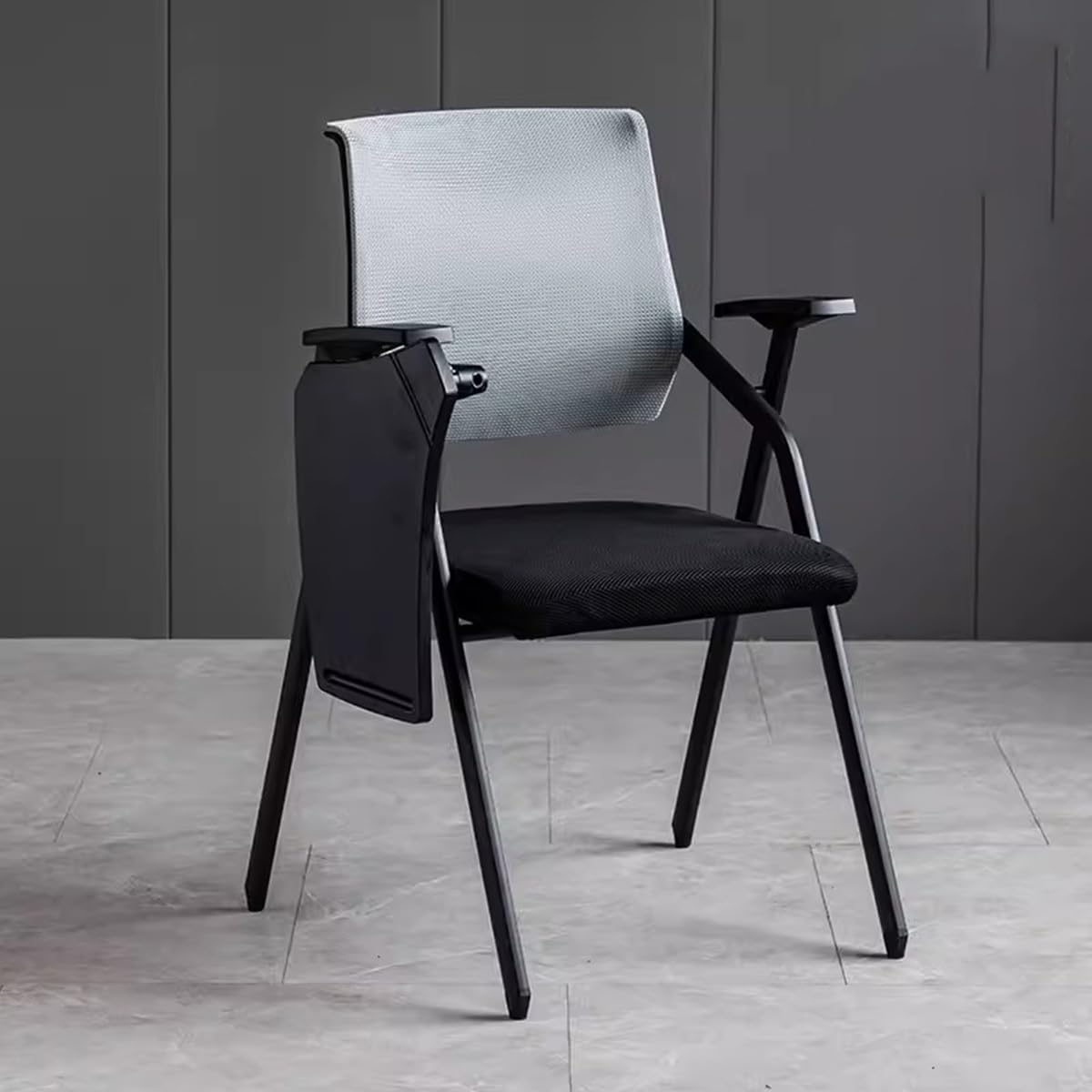 Grey Mesh Conference Chair with Desk D2756