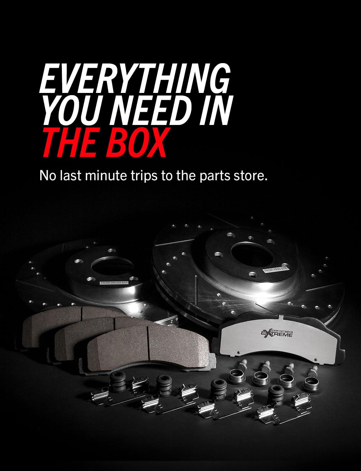Front & Rear Brake Pad & Rotor Kit S6864