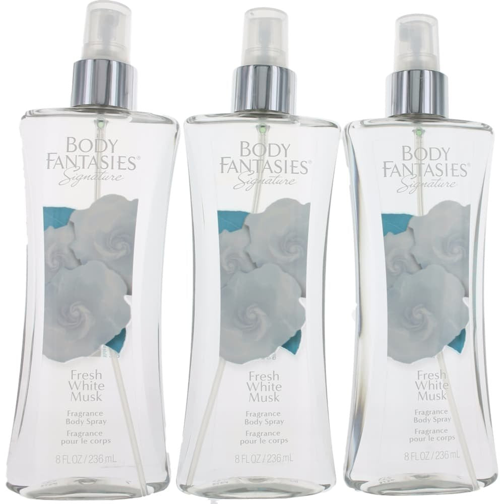 White Musk Body Spray 3 Pack 8 oz Q805371