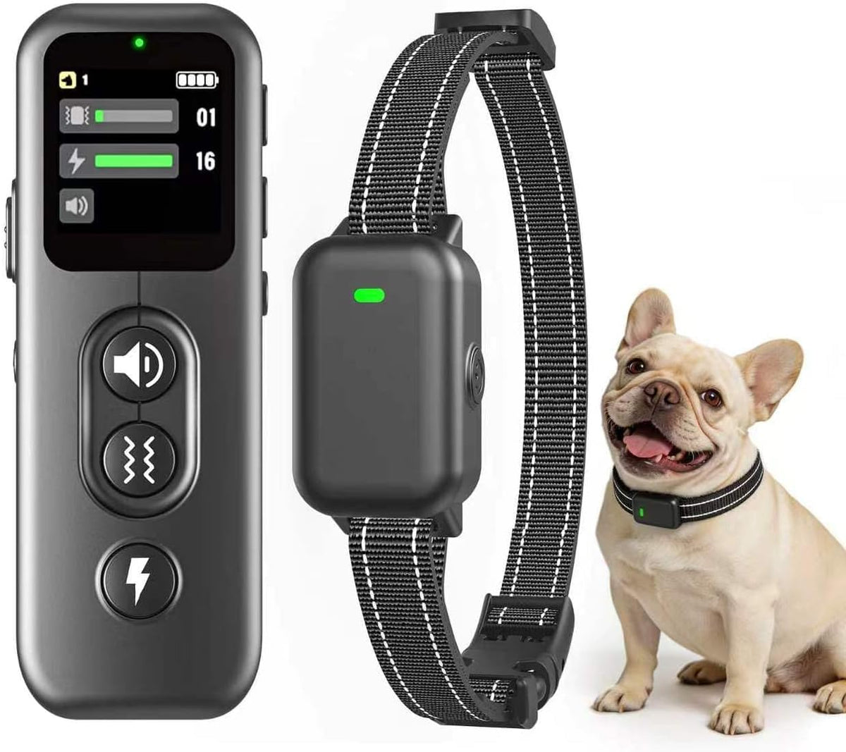 Ultra-Small IPX8 Dog Training Collar with Beep & Vibration & Shock L441