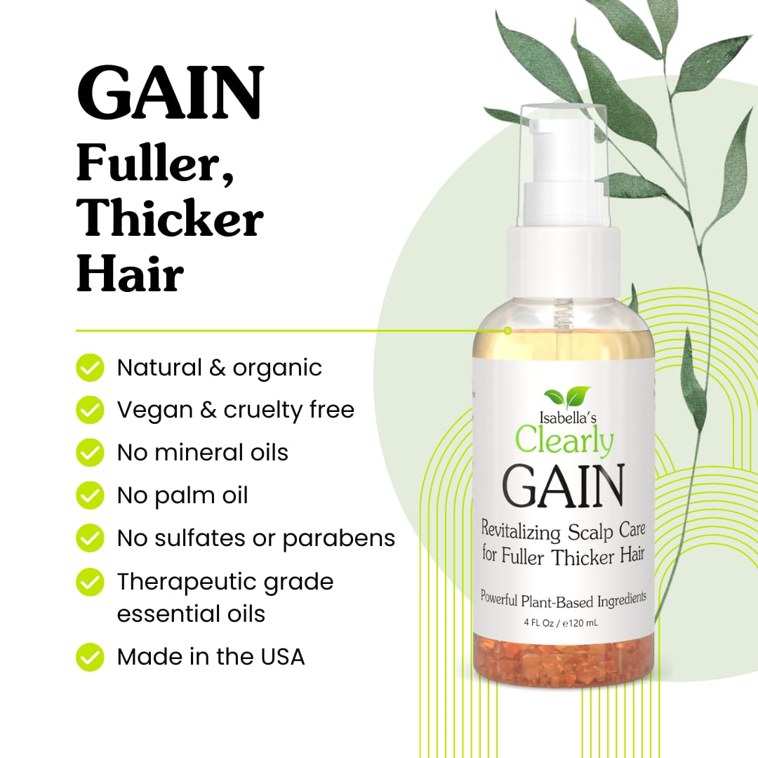 Rosemary Peppermint Castor Oil Hair and Scalp Serum 4 Fl Oz T685