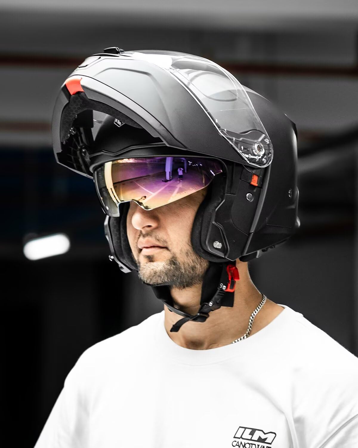 Motorcycle Helmet Modular Full Face D8147