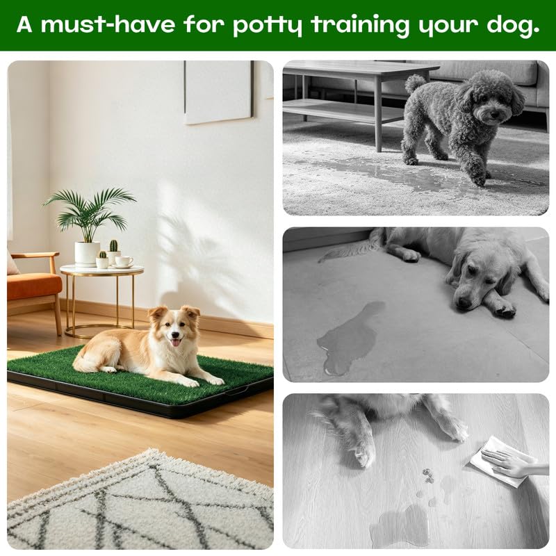 20x25 Inch Dog Grass Pad with Tray P193