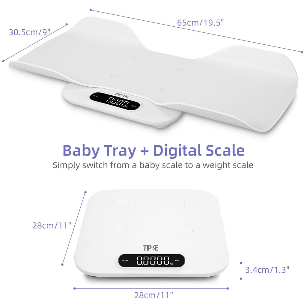 Baby Scale with Detachable Tray, Up to 400lb/180kg M2889