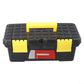 10 Inch Black Plastic Toolbox with Dual Layer Organization L6366