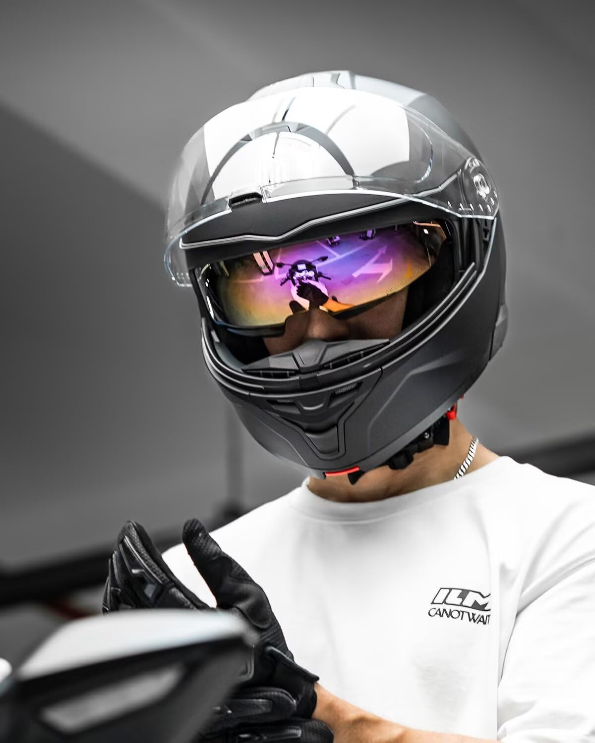 Motorcycle Helmet Modular Full Face D8147