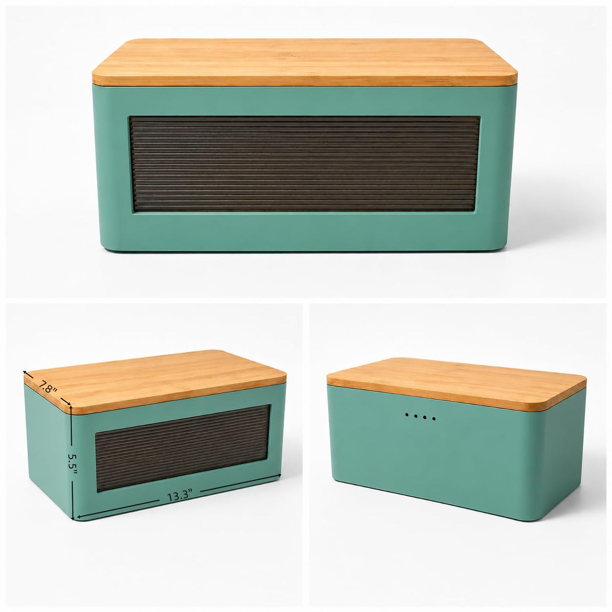 Wooden Bread Box with Cutting Board P486203
