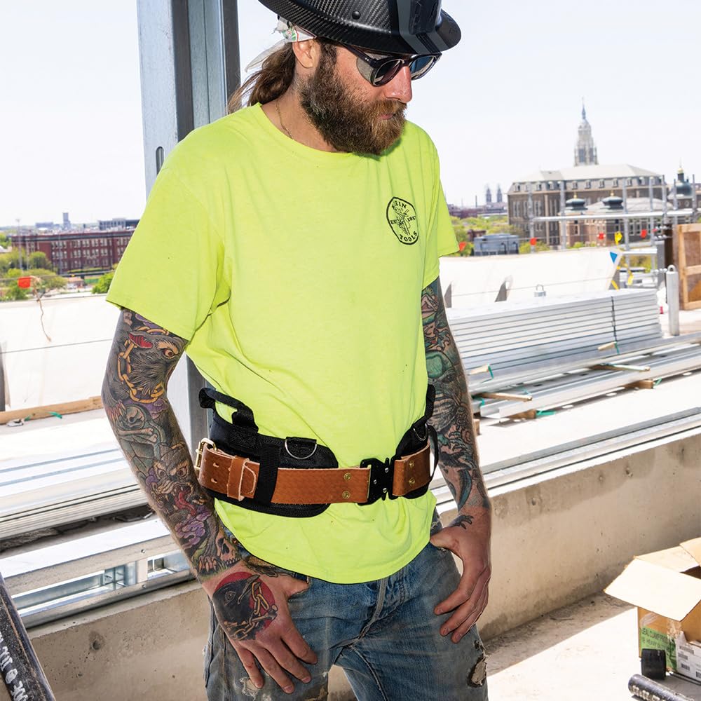 Leather Tool Belt with Quick-Release Buckle W341