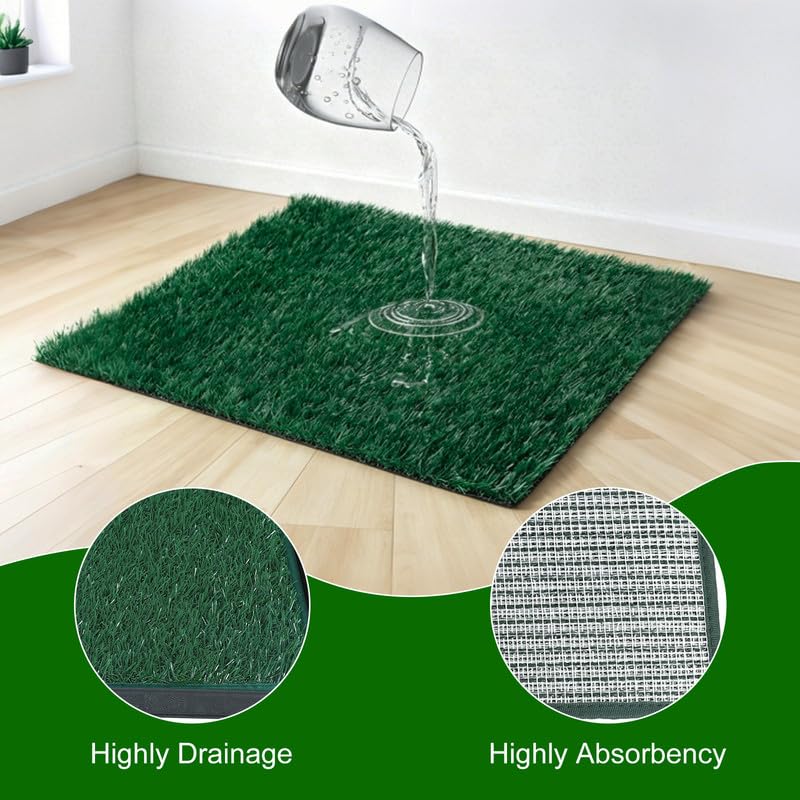 20x25 Inch Dog Grass Pad with Tray P193