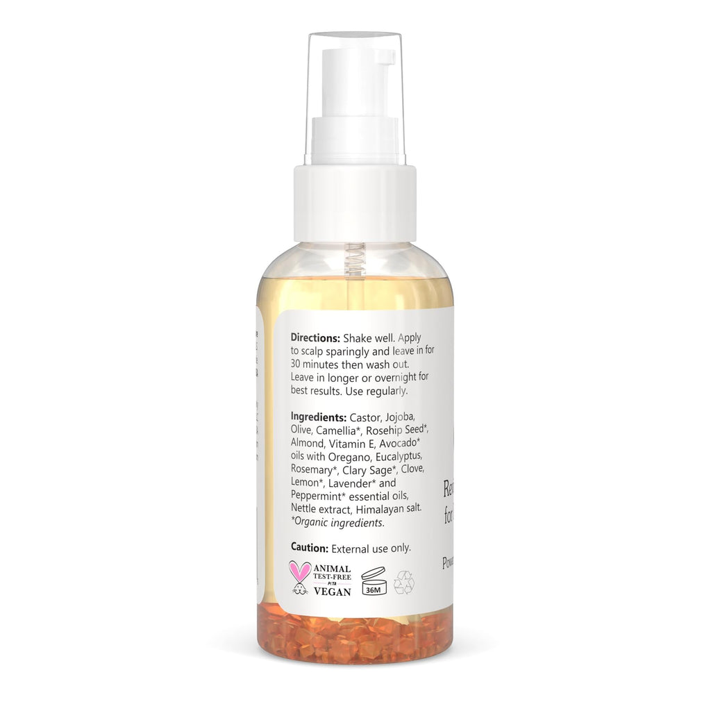 Rosemary Peppermint Castor Oil Hair and Scalp Serum 4 Fl Oz T685