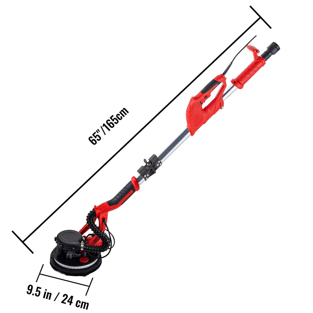 850W Variable Speed Electric Drywall Sander with Vacuum Bag H3729
