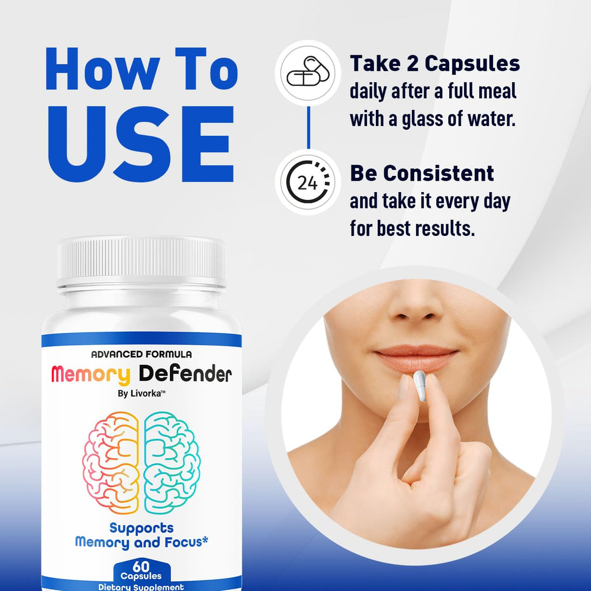 Memory Defender Capsules 300 Capsules T626007