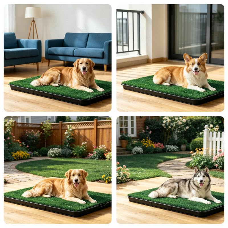 20x25 Inch Dog Grass Pad with Tray P193