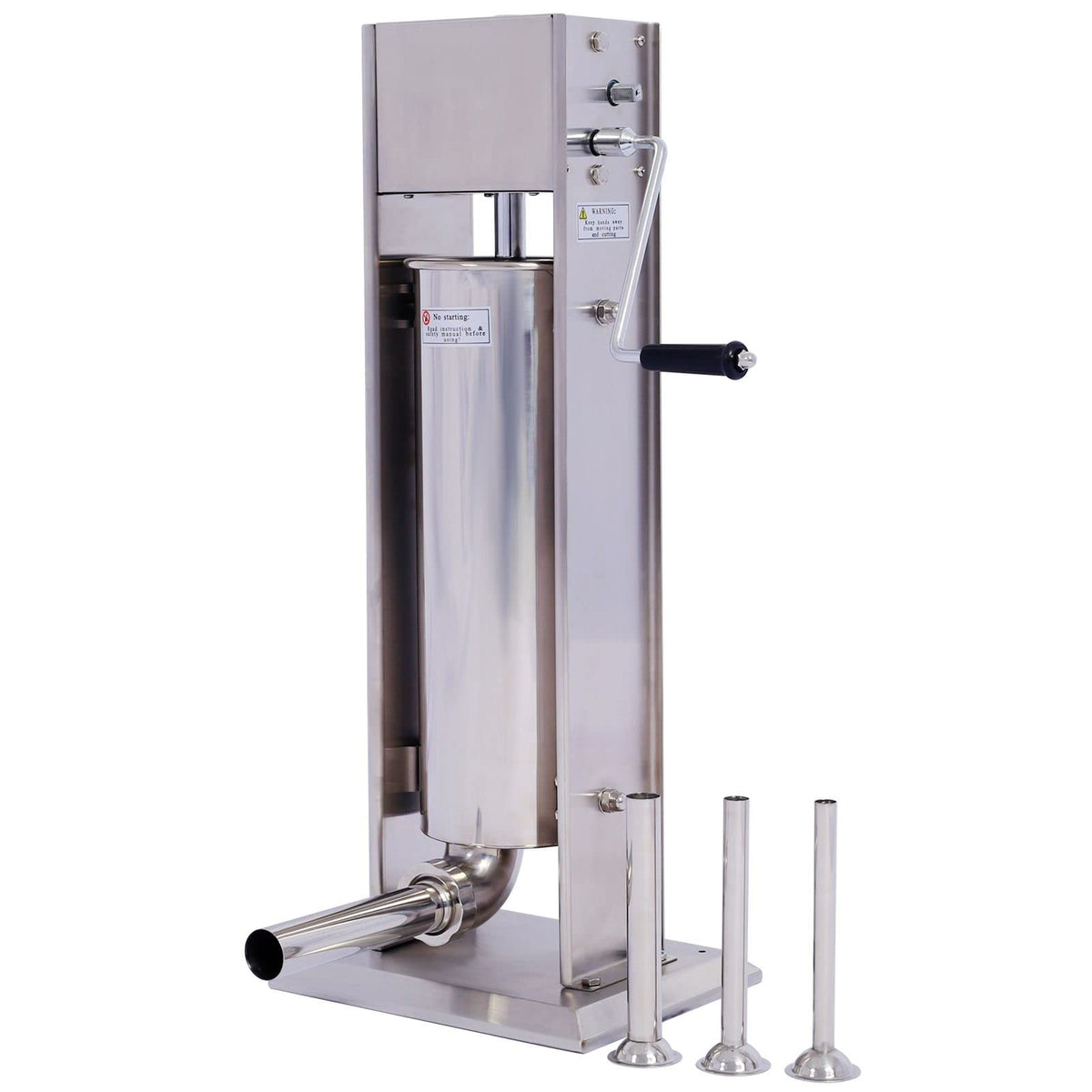 Stainless Steel 2 Speed Vertical Sausage Stuffer with 4 Nozzles H452