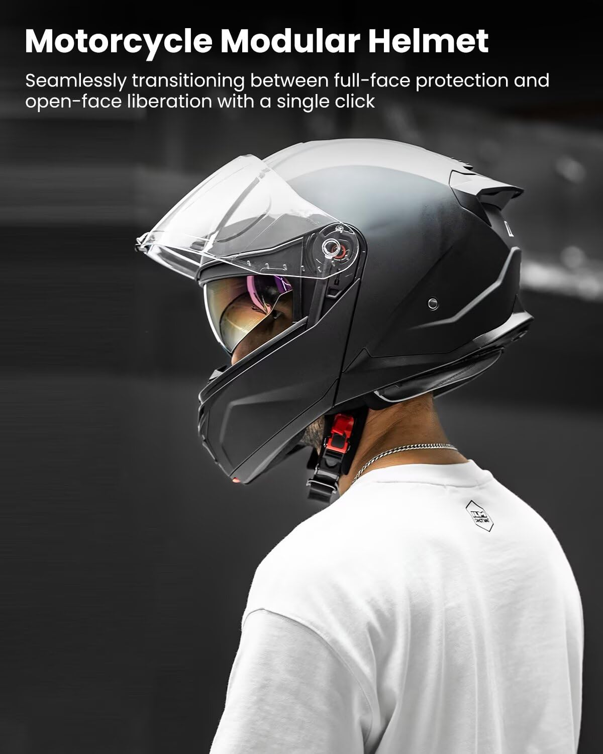 Motorcycle Helmet Modular Full Face D8147