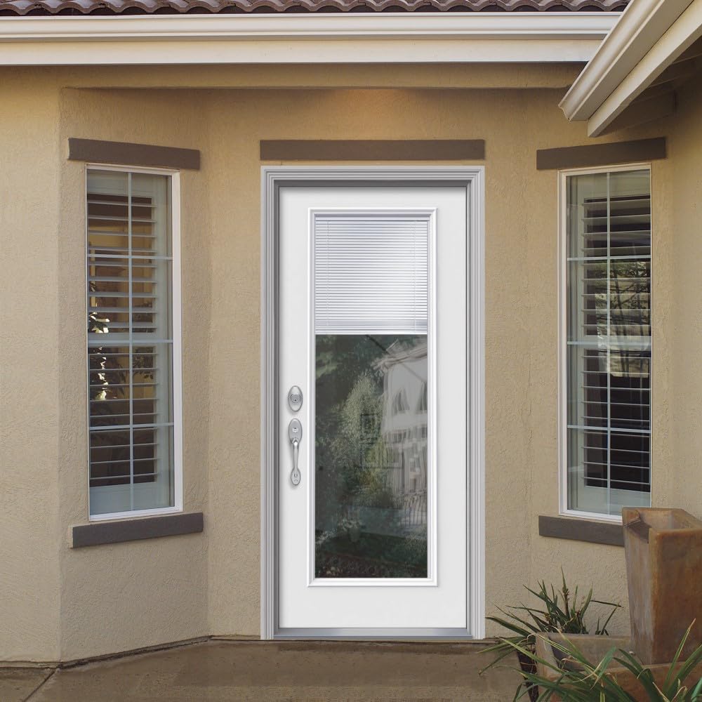 Steel Primed Right-Hand Inswing Full Lite 36" x 80" Front Door O772176