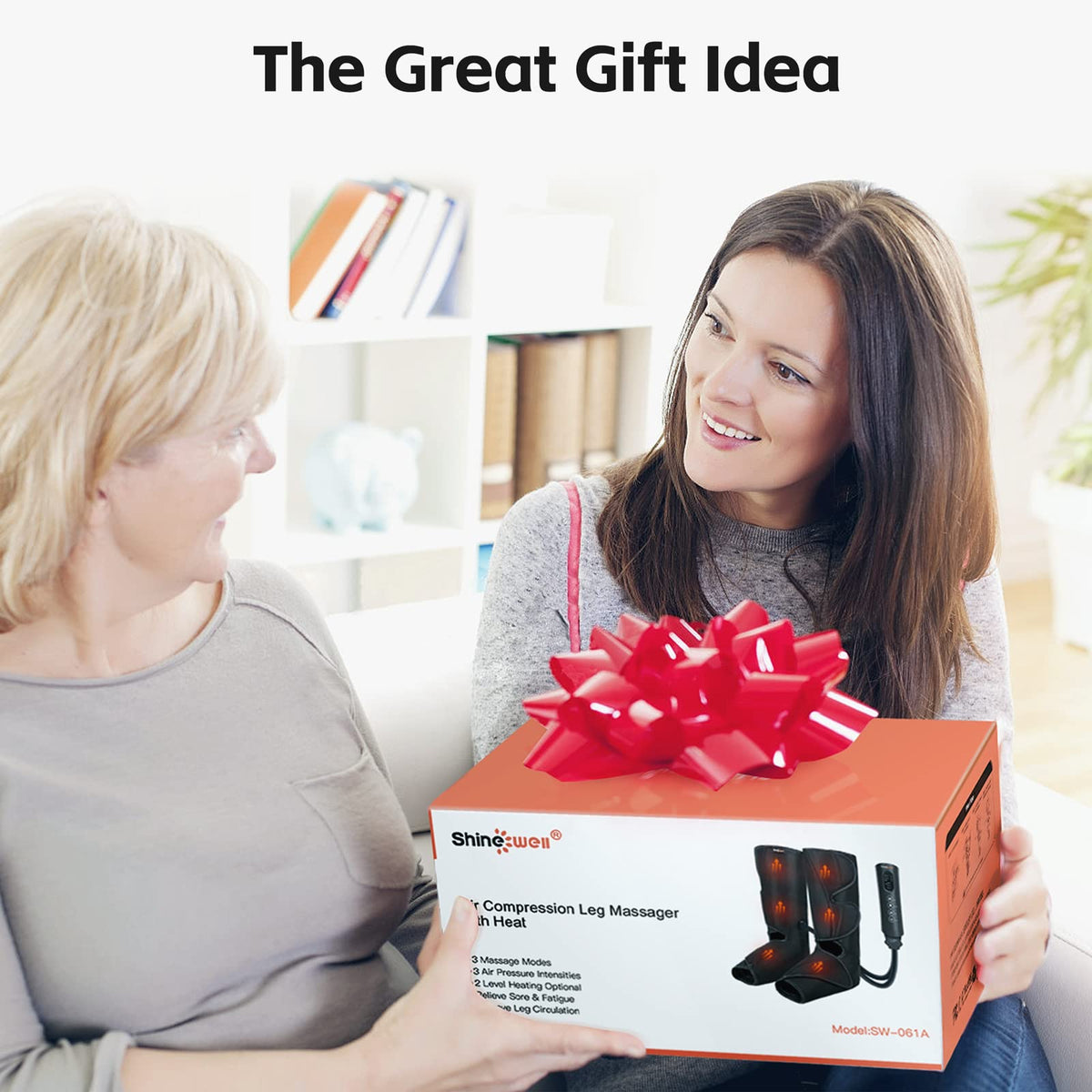 Air Compression Leg Massager with Heat J2498
