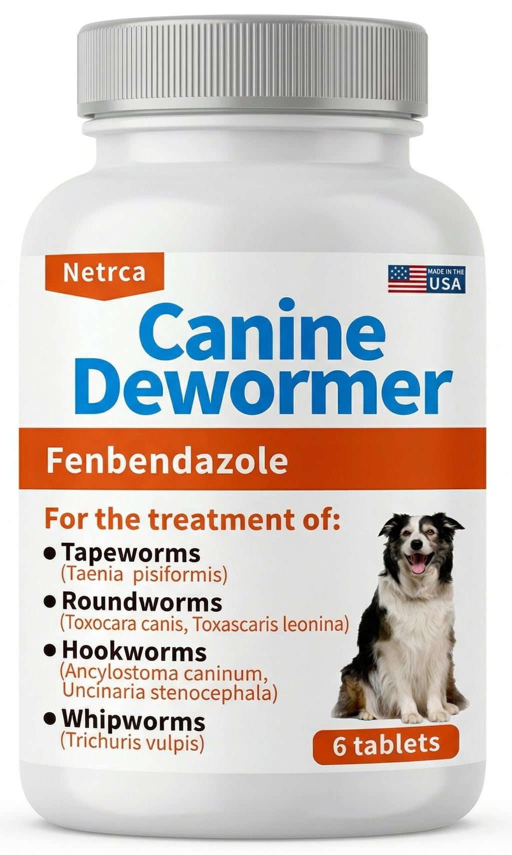 Fenbendazole Tablets for Dogs 6 Tablets Z789