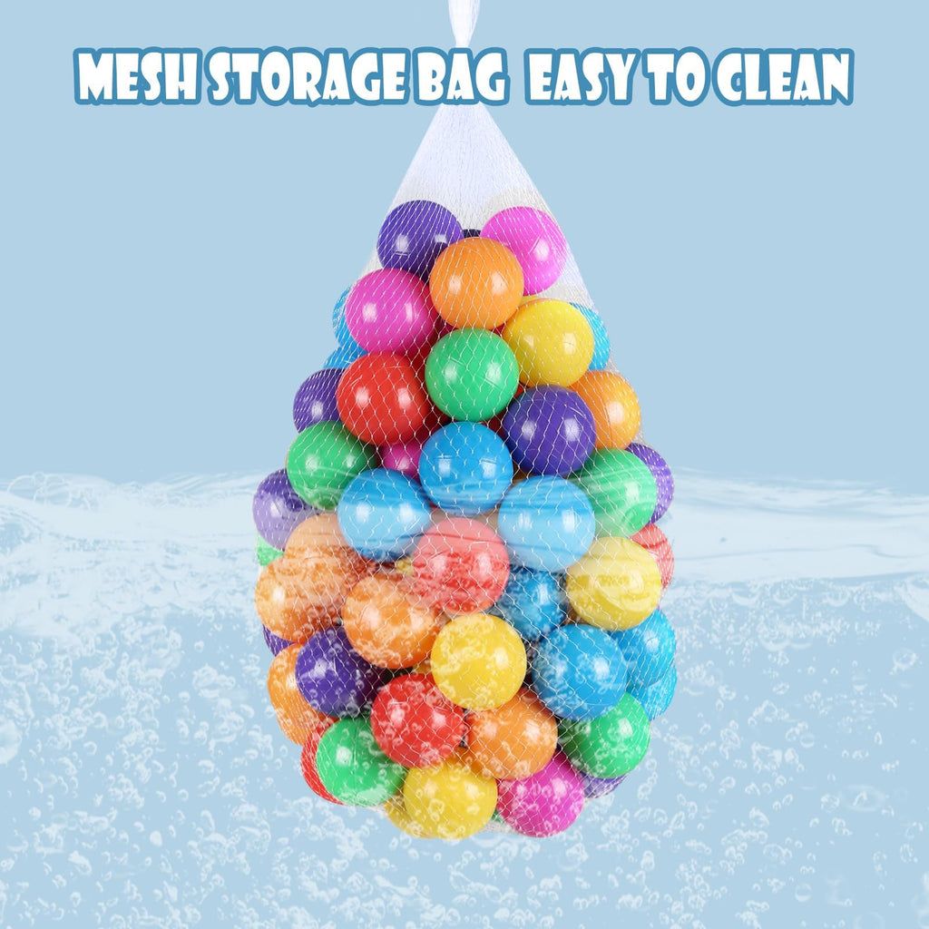 100 Pack BPA Free Colorful Plastic Balls G73556