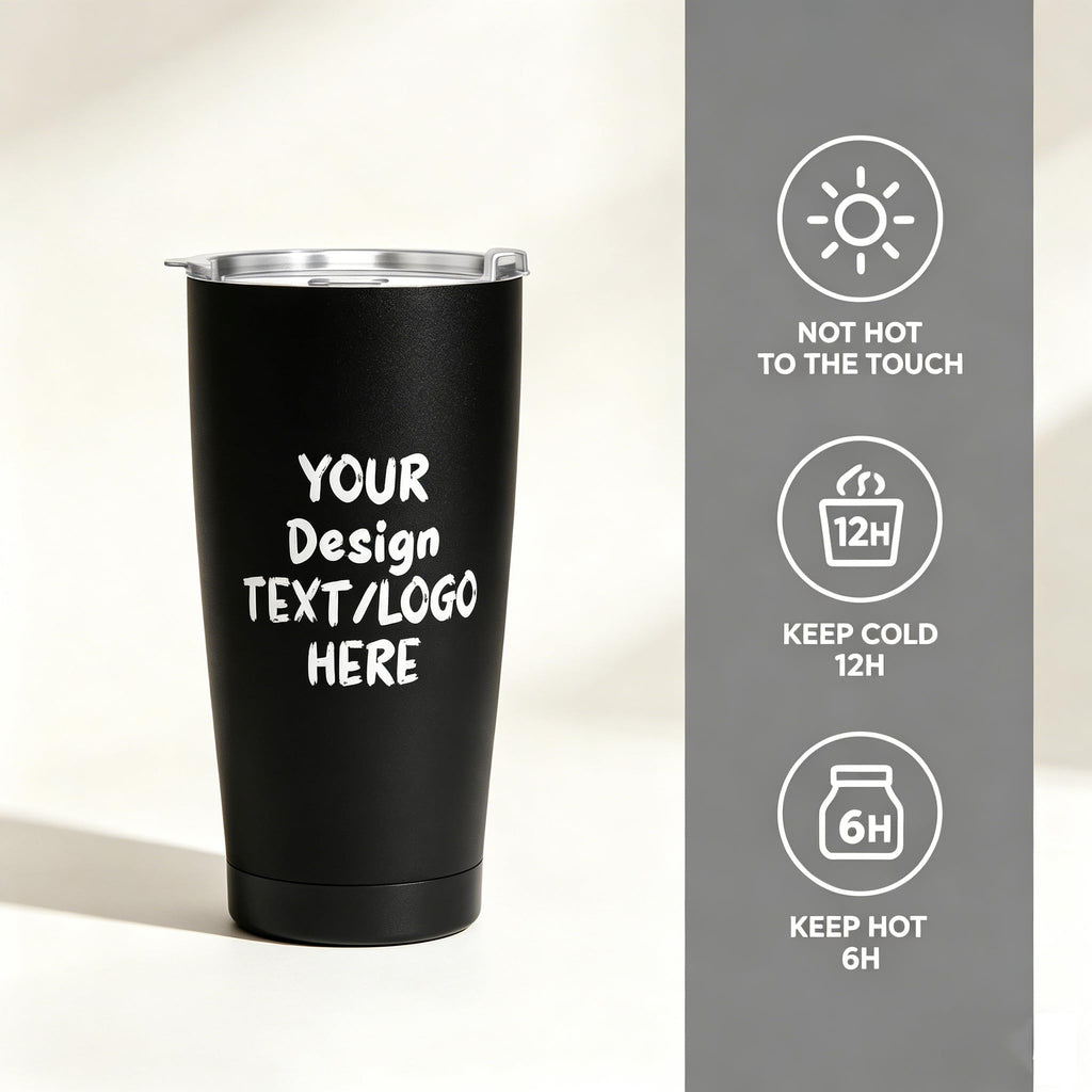 Custom Black Tumbler Z714