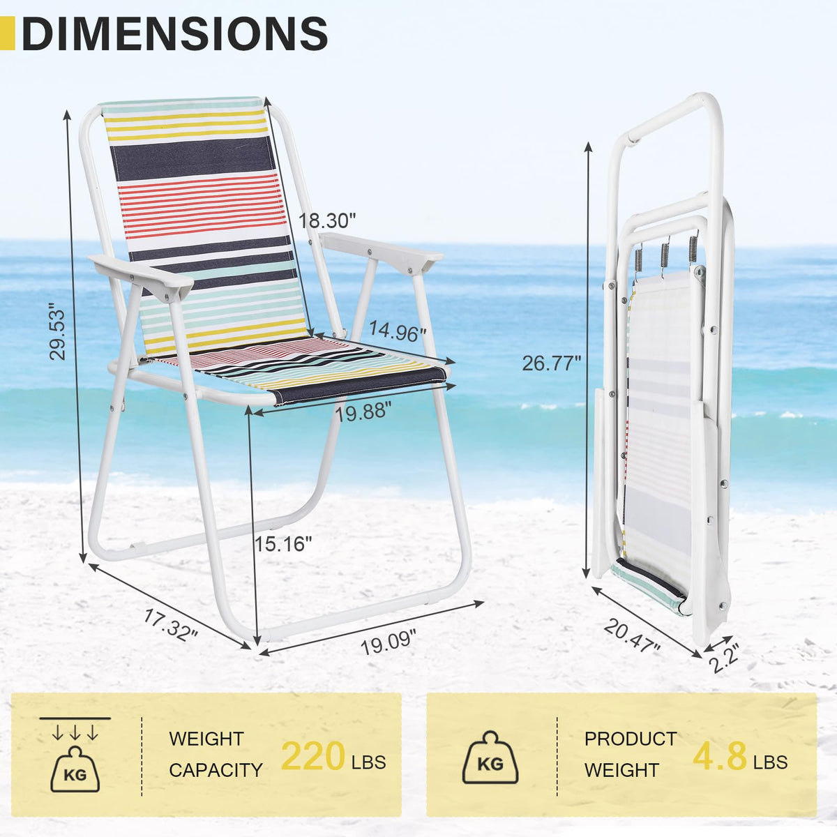 Folding Beach Chair J294607
