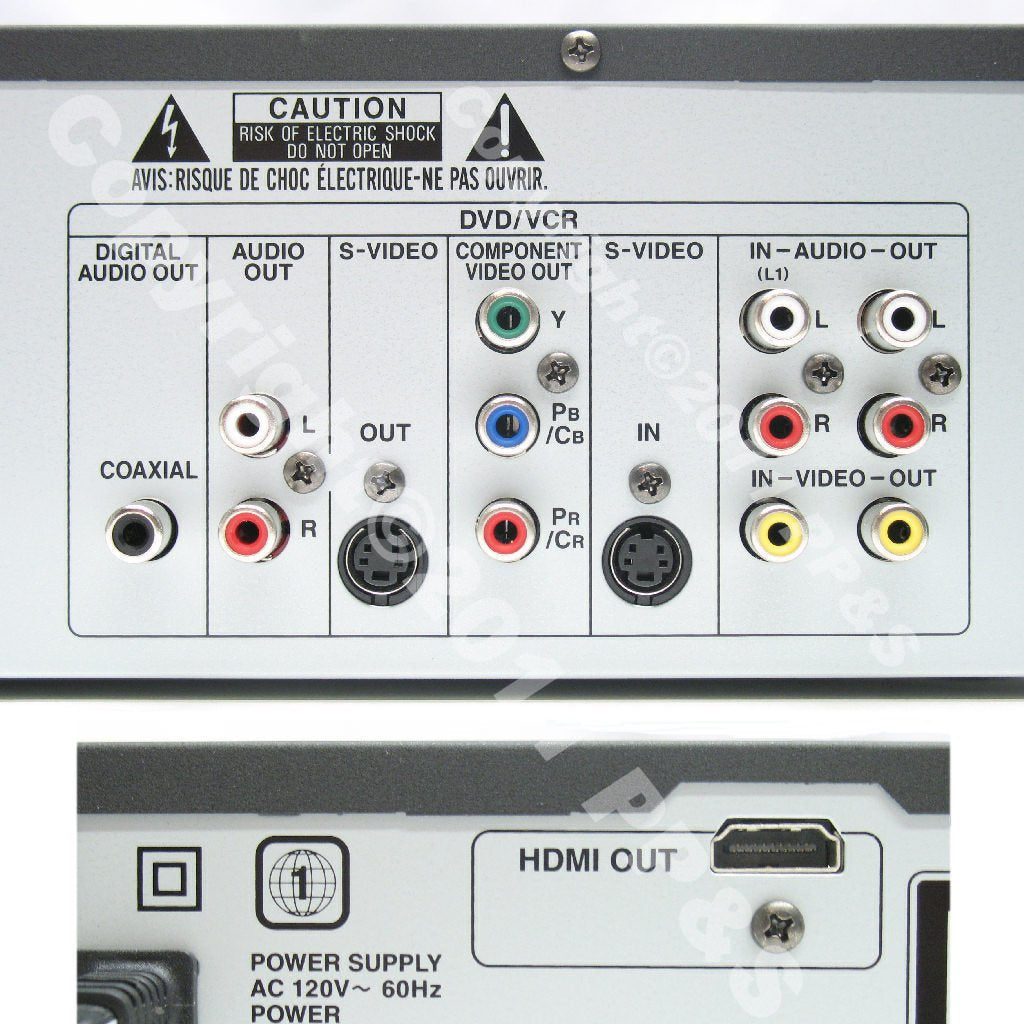 DVD Recorder/VCR Combo, HDMI 1080p Up-Conversion Y9196