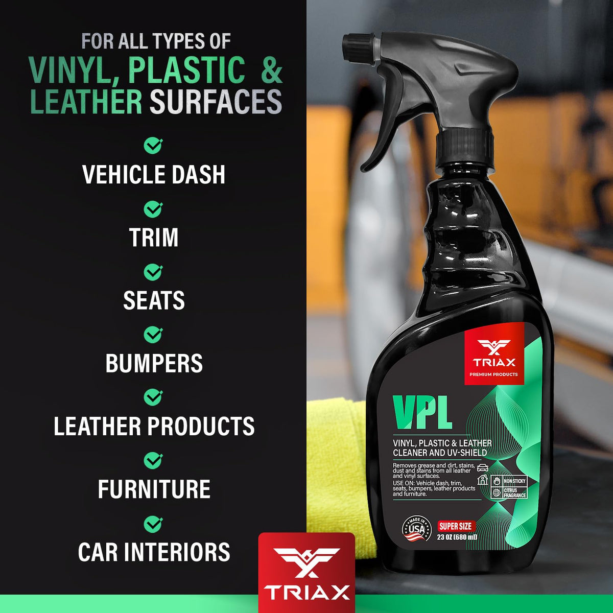 Vinyl Plastic Leather Cleaner 1 Gallon W10522