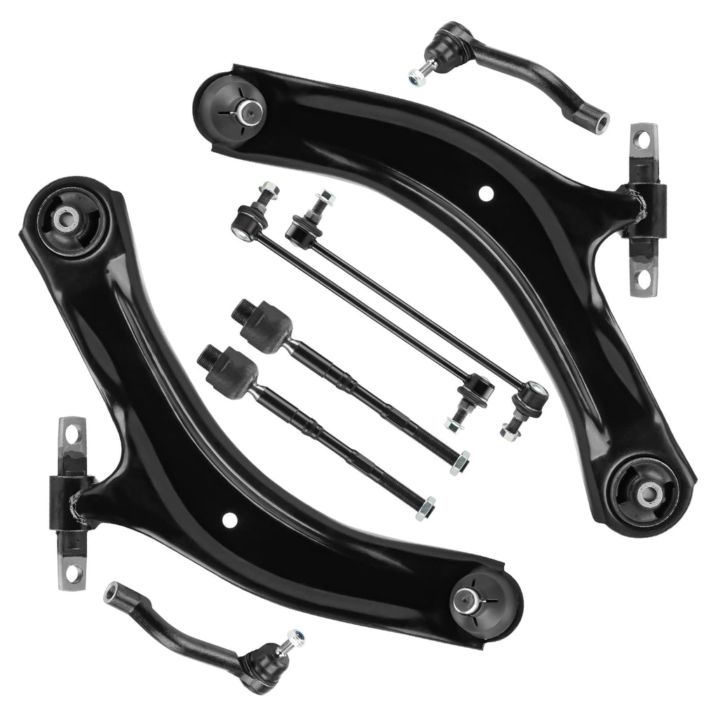 Front Lower Control Arm End Link Sway Bar Tie Rod 8Pcs Suspension Kit I665814