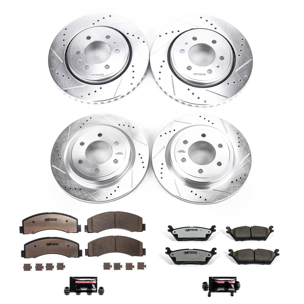 Front & Rear Brake Pad & Rotor Kit S6864