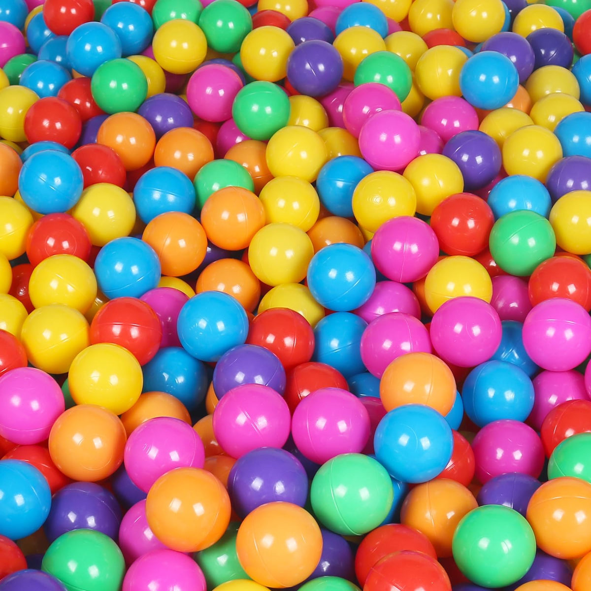 100 Pack BPA Free Colorful Plastic Balls G73556