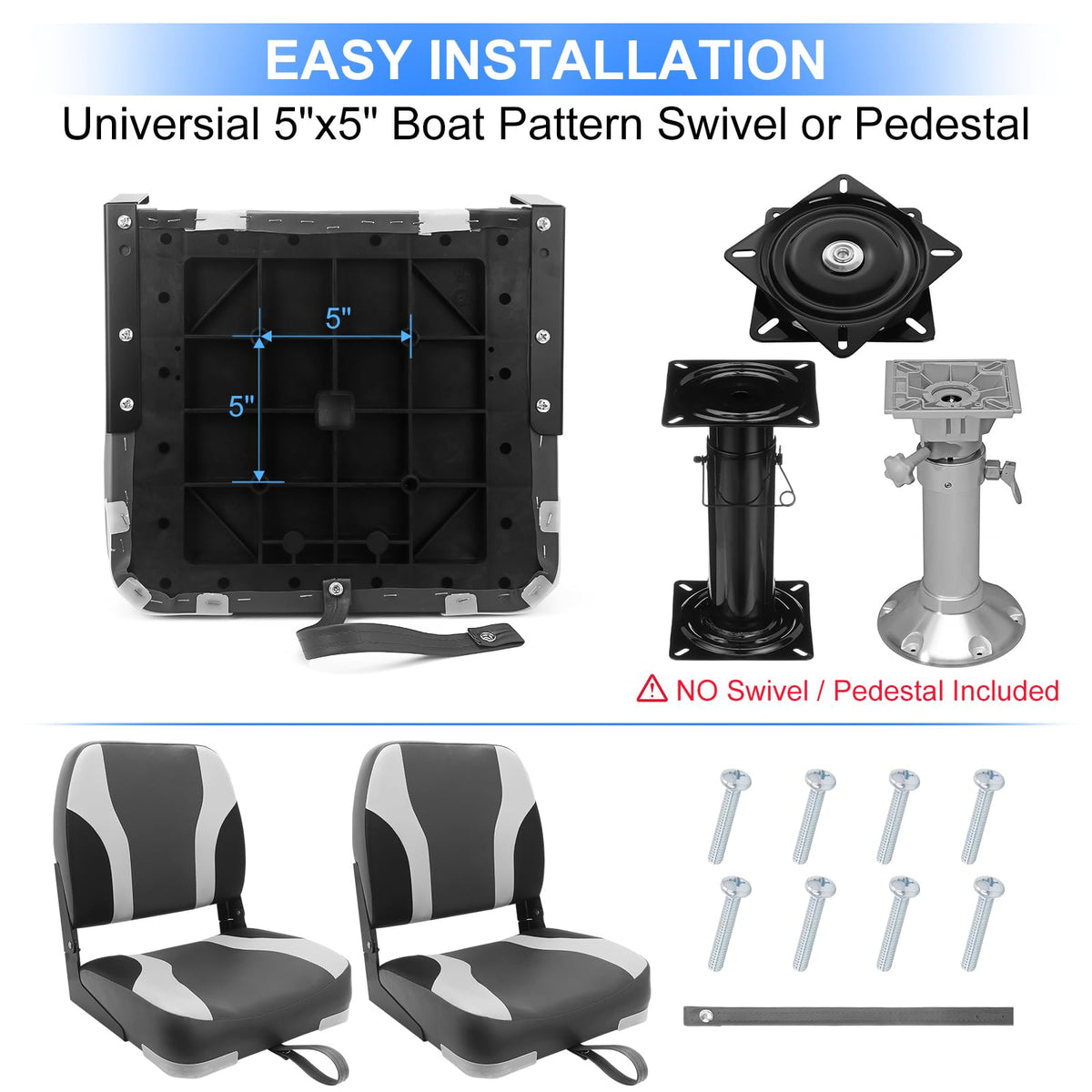 Folding Boat Seat 2 Pack I713