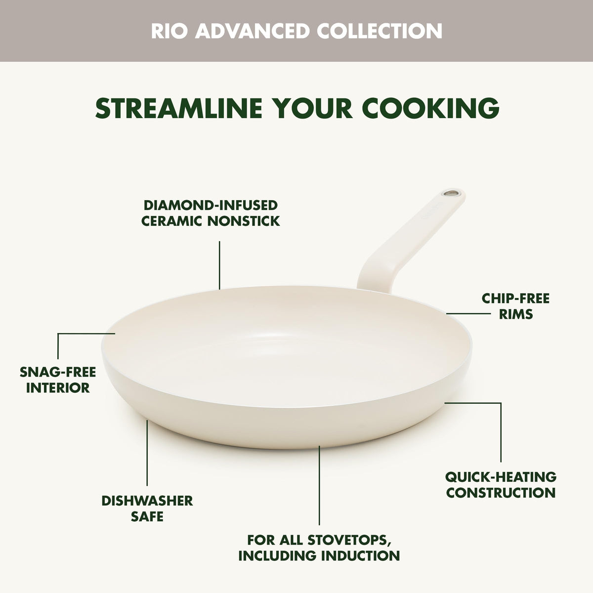 12 Piece Ceramic Nonstick Cookware Set S615