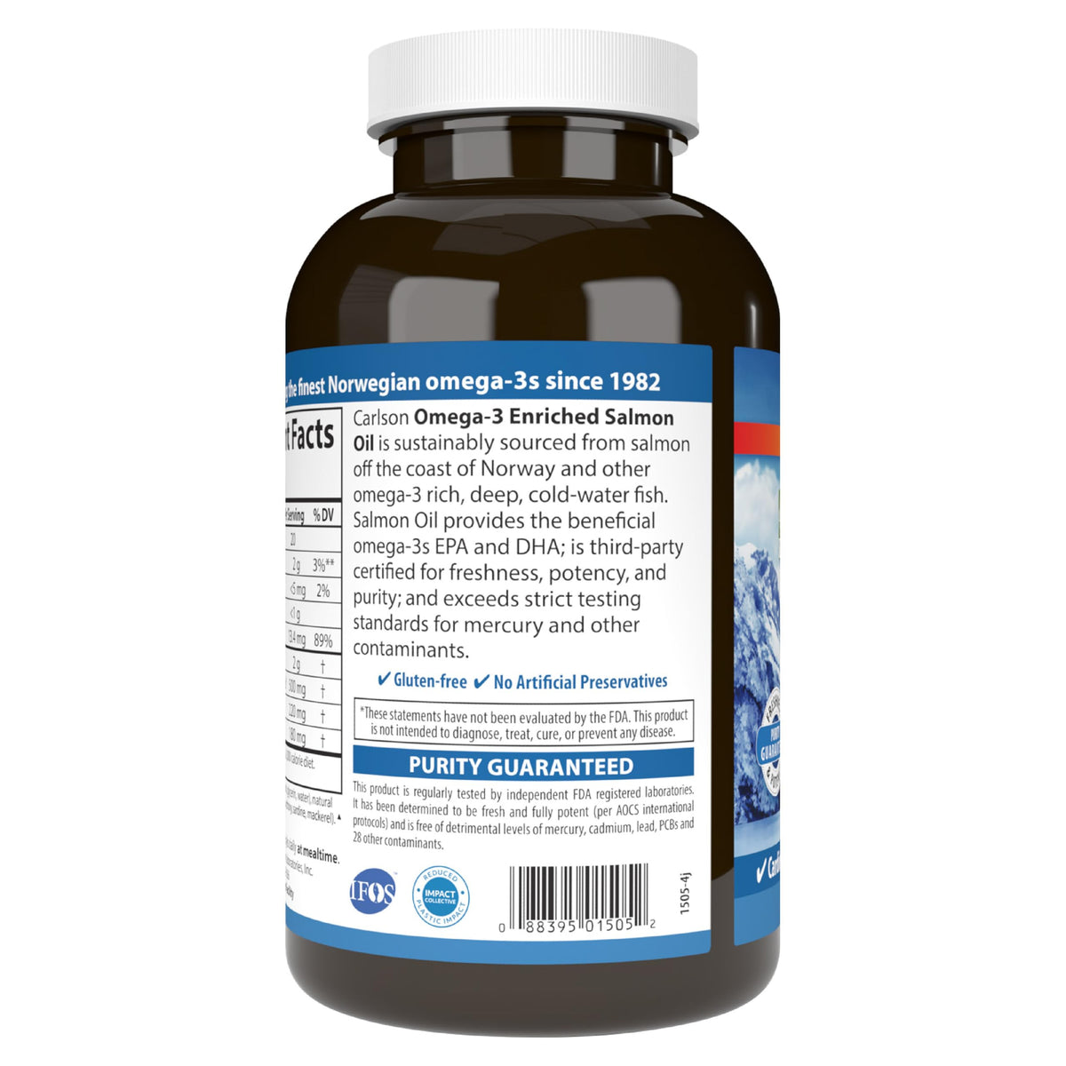 Salmon Oil 500 mg Omega-3s 300 Softgels X699