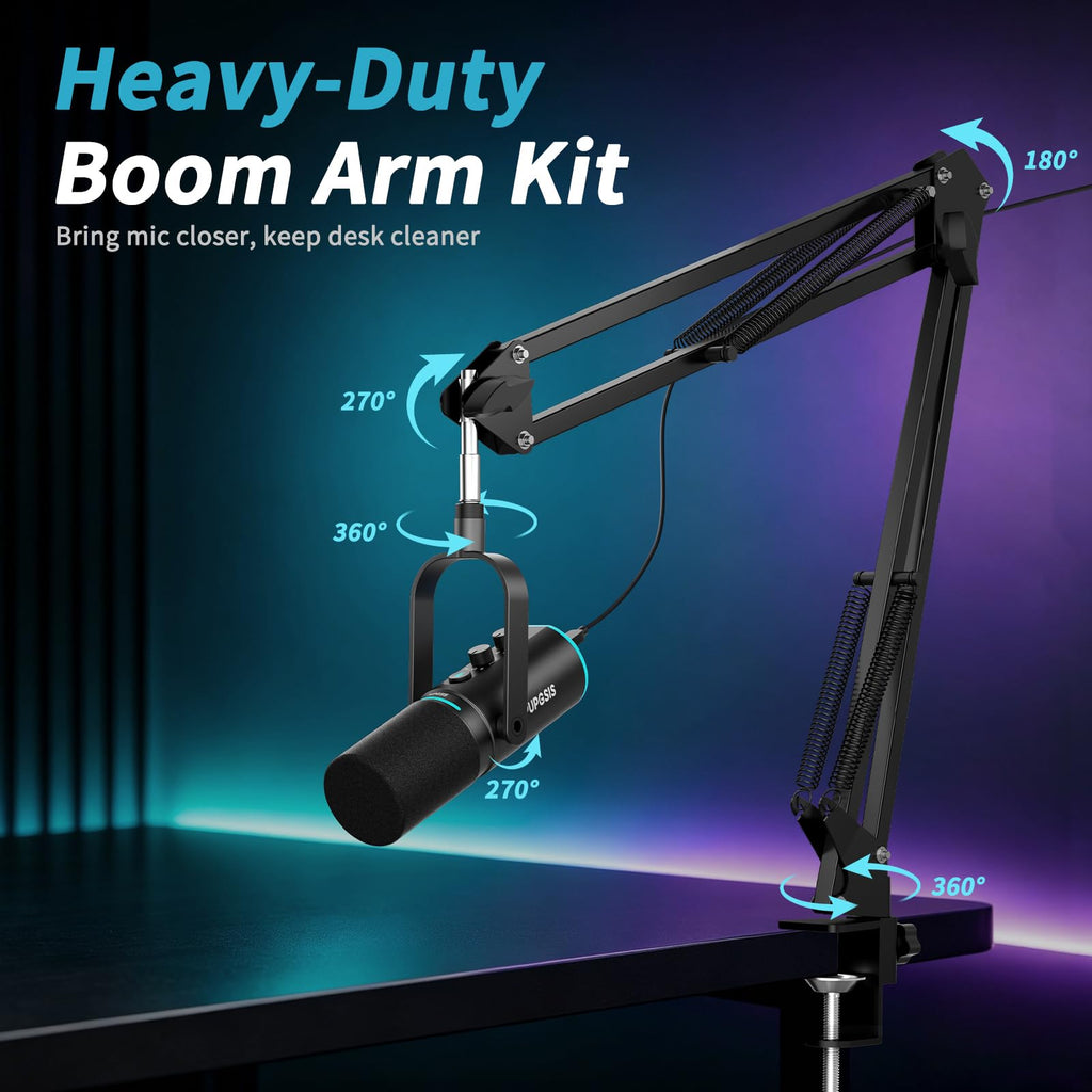 XLR/USB Dynamic Podcast Microphone Y32047