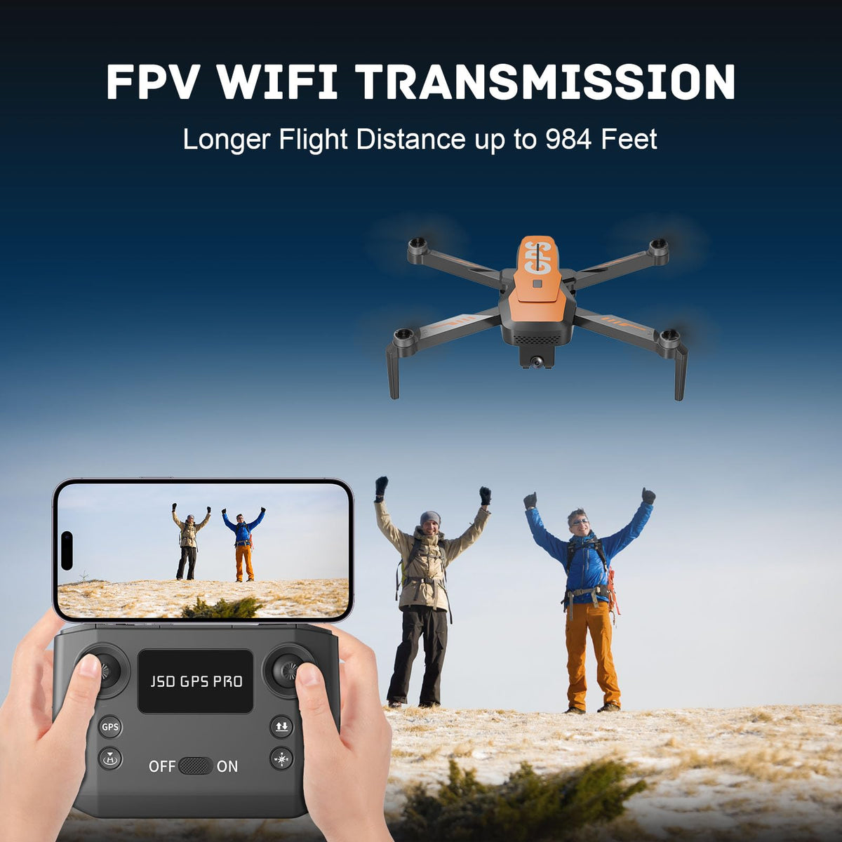 4K Camera Drone with GPS Auto Return Foldable 249g N532