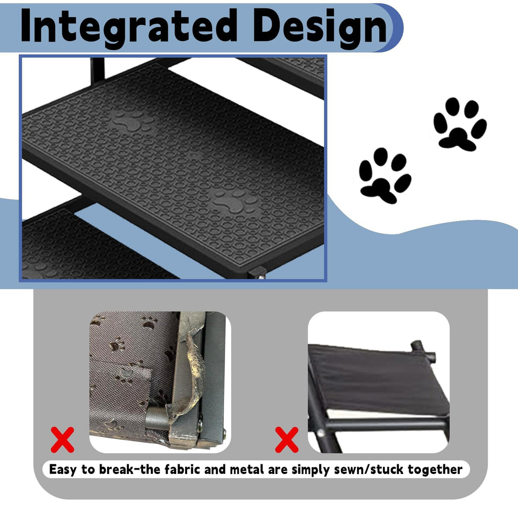 5-Step Foldable Non-Slip Plastic Dog Steps W445