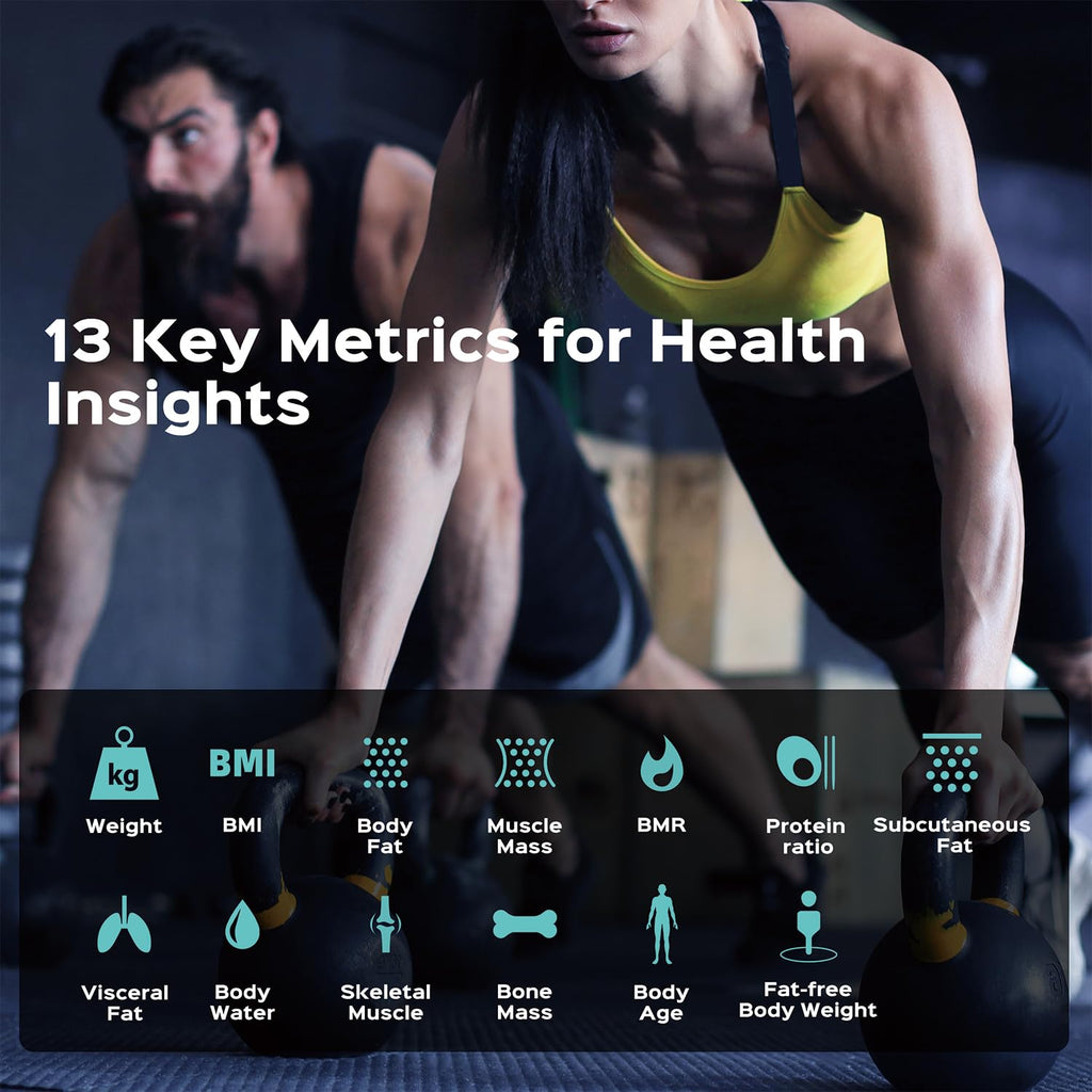 Smart Weight Scale with BMI Body Fat Muscle Mass W715