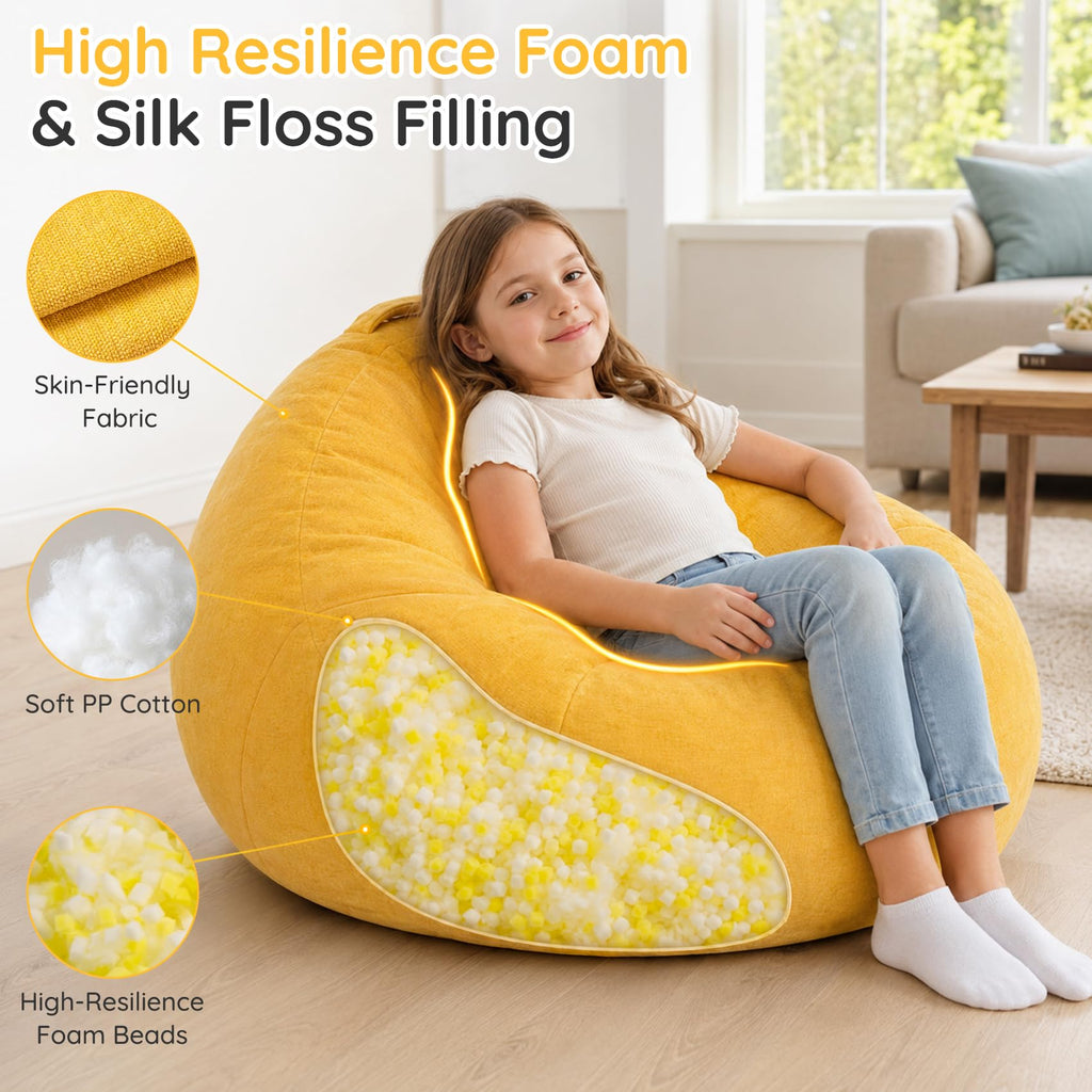 Chenille Bean Bag Chair Y137